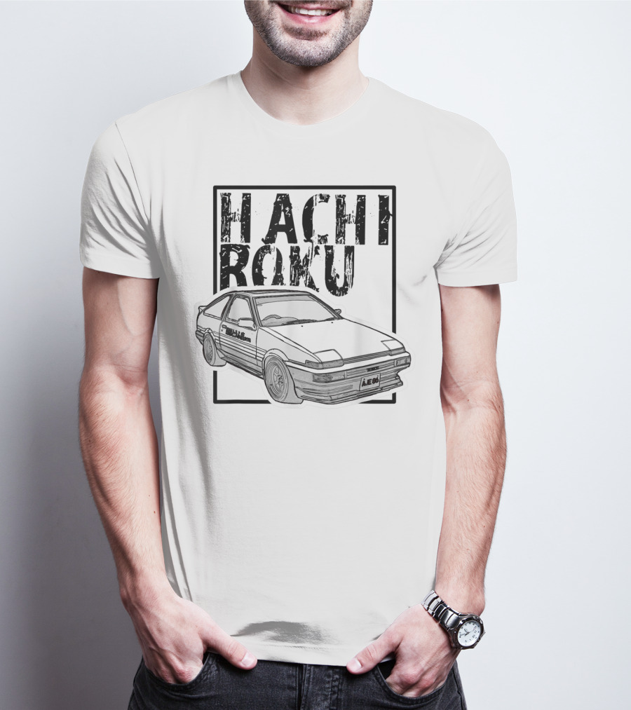 Hachiroku JDM Drift Car AE86 Initial D Fast 8L T-Shirt