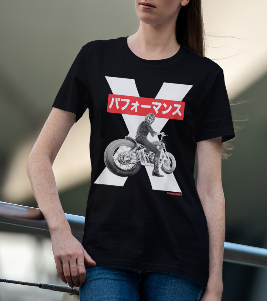 Kawasaki Performance Classic Motorcycle X T-Shirt