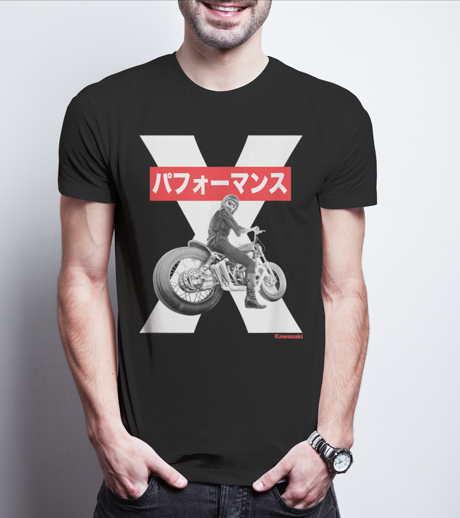 Kawasaki Performance Classic Motorcycle X T-Shirt