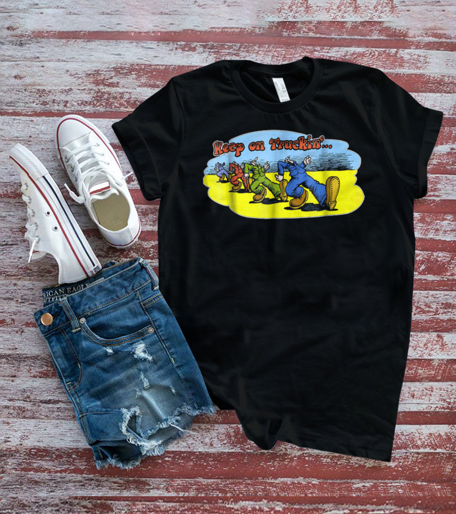 Keep On Truckin' Vintage Style 70s T-Shirt