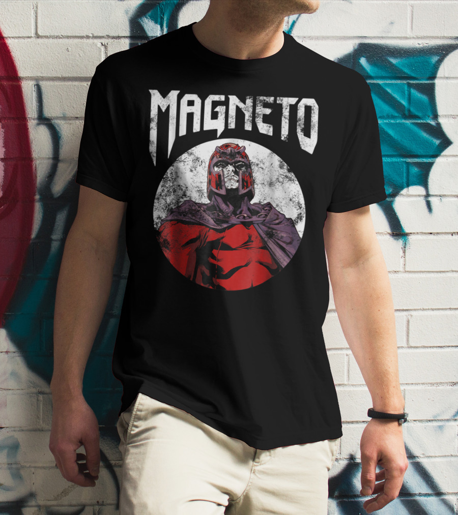 Marvel Xmen Magneto Classic Rock Band T-Shirt