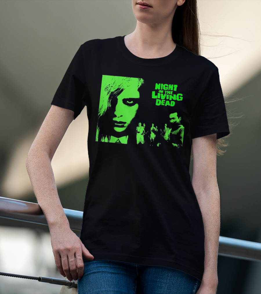 Night Of The Living Dead Vintage Classic Zombie Horror Movie T-Shirt
