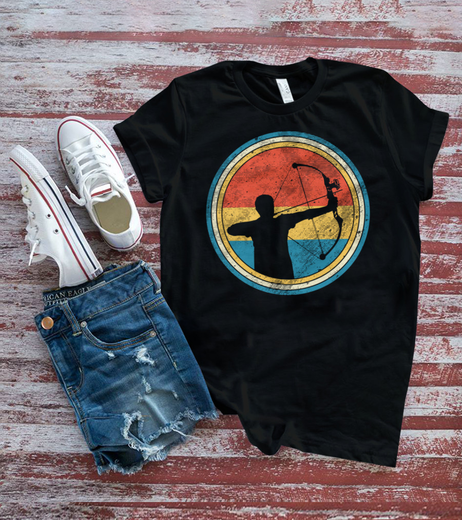 Vintage Distressed Archery Bow T-Shirt