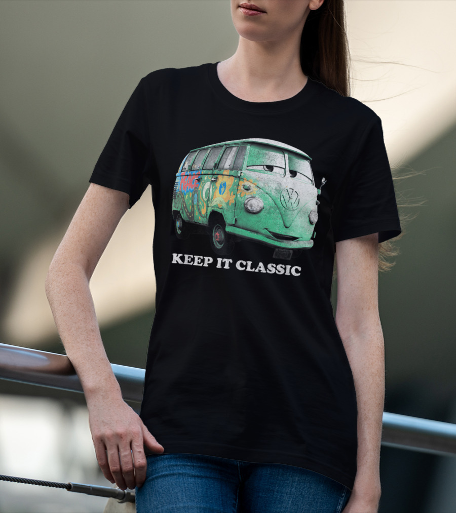 Disney Pixar Cars Fillmore Keep It Classic Volkswagen Van T-Shirt