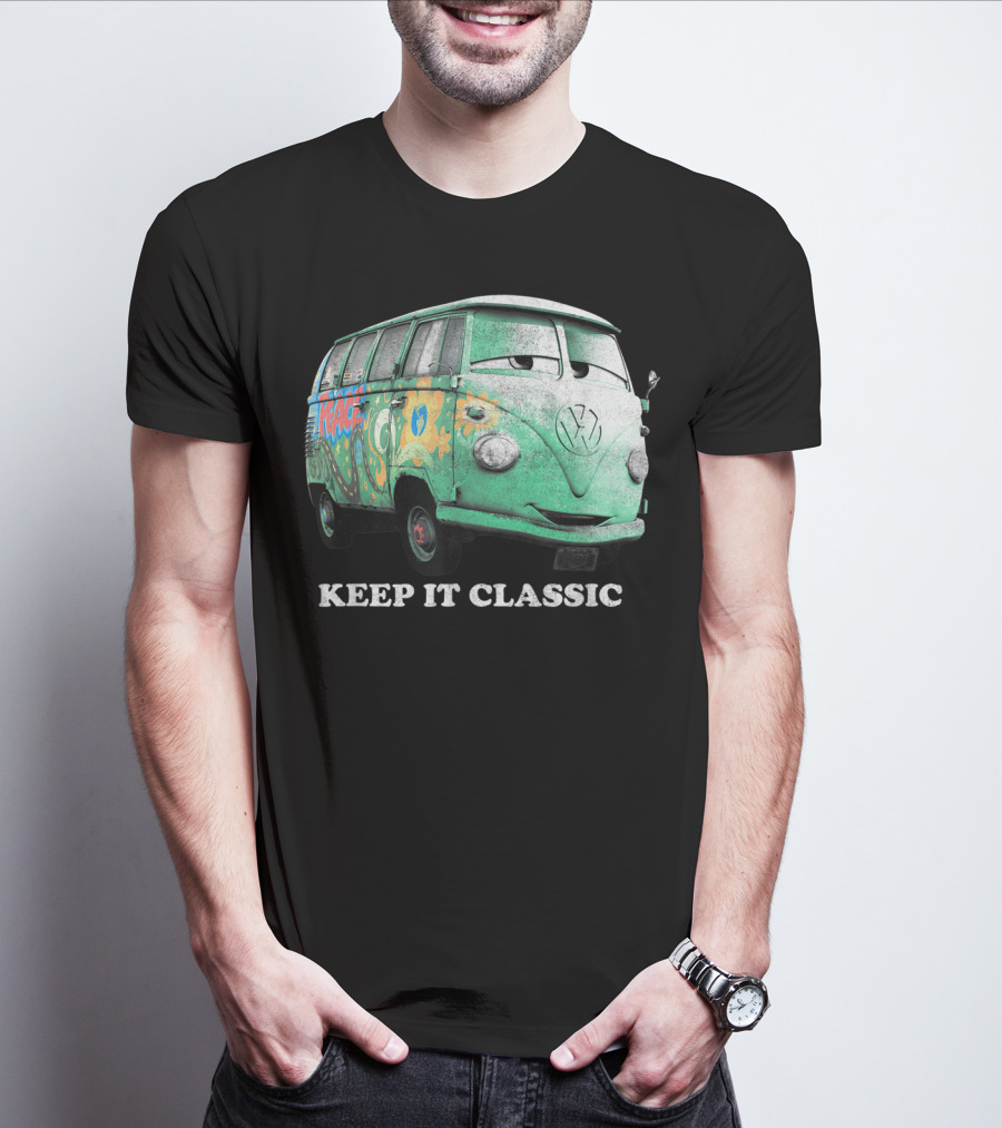 Disney Pixar Cars Fillmore Keep It Classic Volkswagen Van T-Shirt