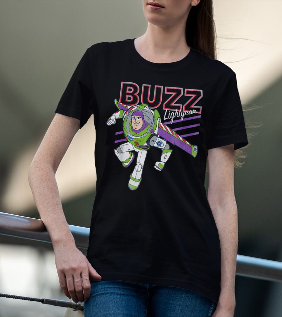Buzz Lightyear Disney Pixar Toy Story 4 Classic Retro Look T-Shirt