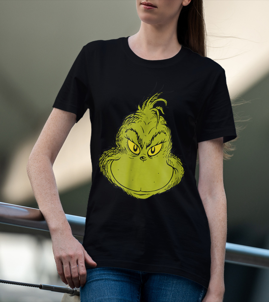 Dr Seuss Grinch Classic Face T-Shirt
