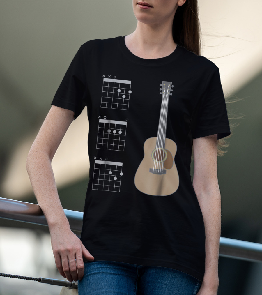 Dad Great Acoustic Guitar Chords T-Shirt