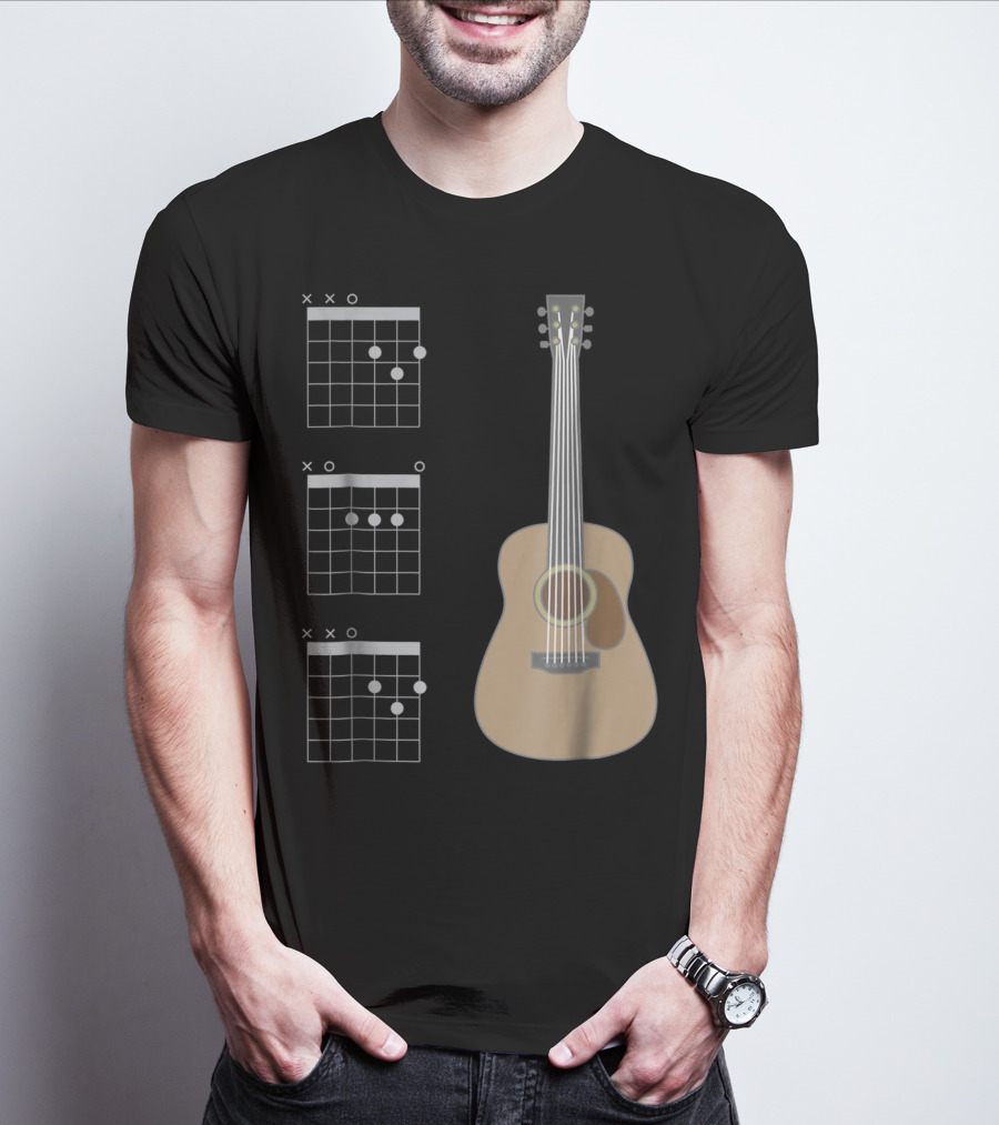 Dad Great Acoustic Guitar Chords T-Shirt