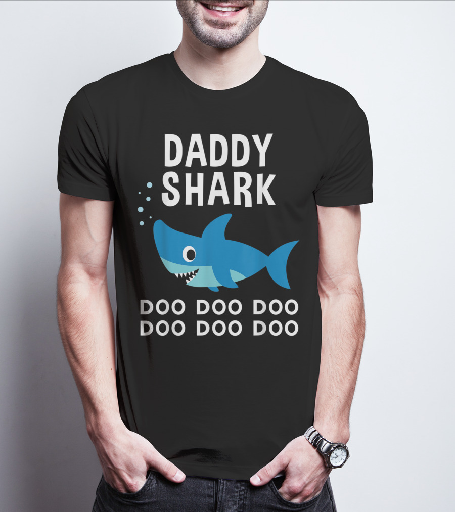 Daddy Shark Doo Doo Doo Song Lyrics Shark T-Shirt