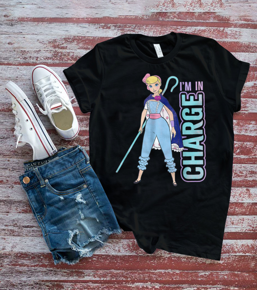 Disney Pixar Toy Story 4 Bo Peep I'm In Charge Character Pose T-Shirt