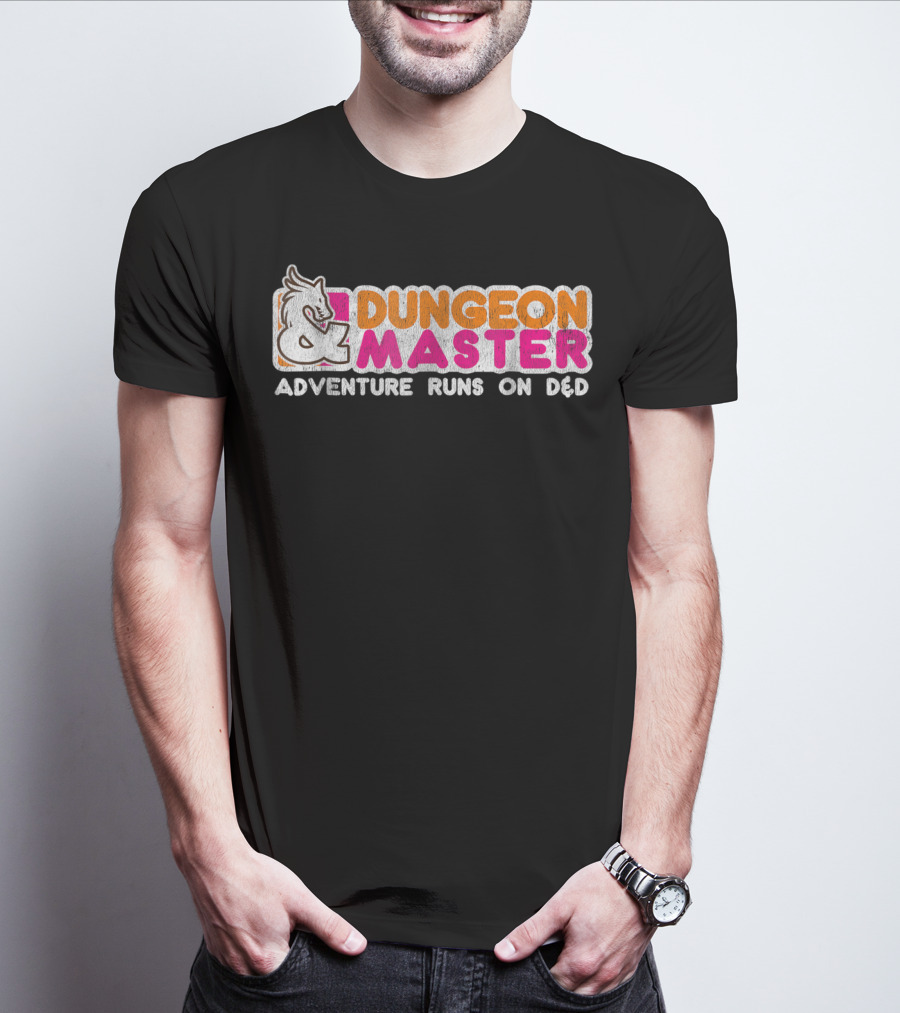 Dungeon Master Adventure Runs On D&D T-Shirt