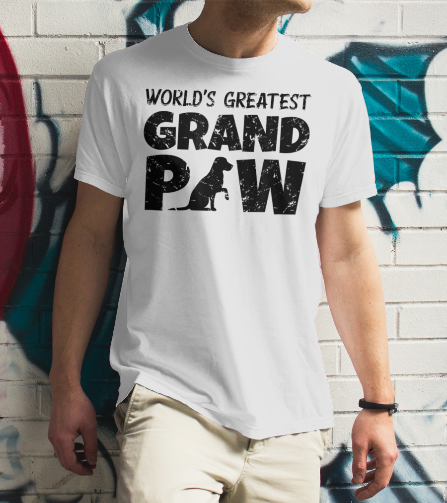 World's Greatest Grand Paw Labrador Retriever T-Shirt