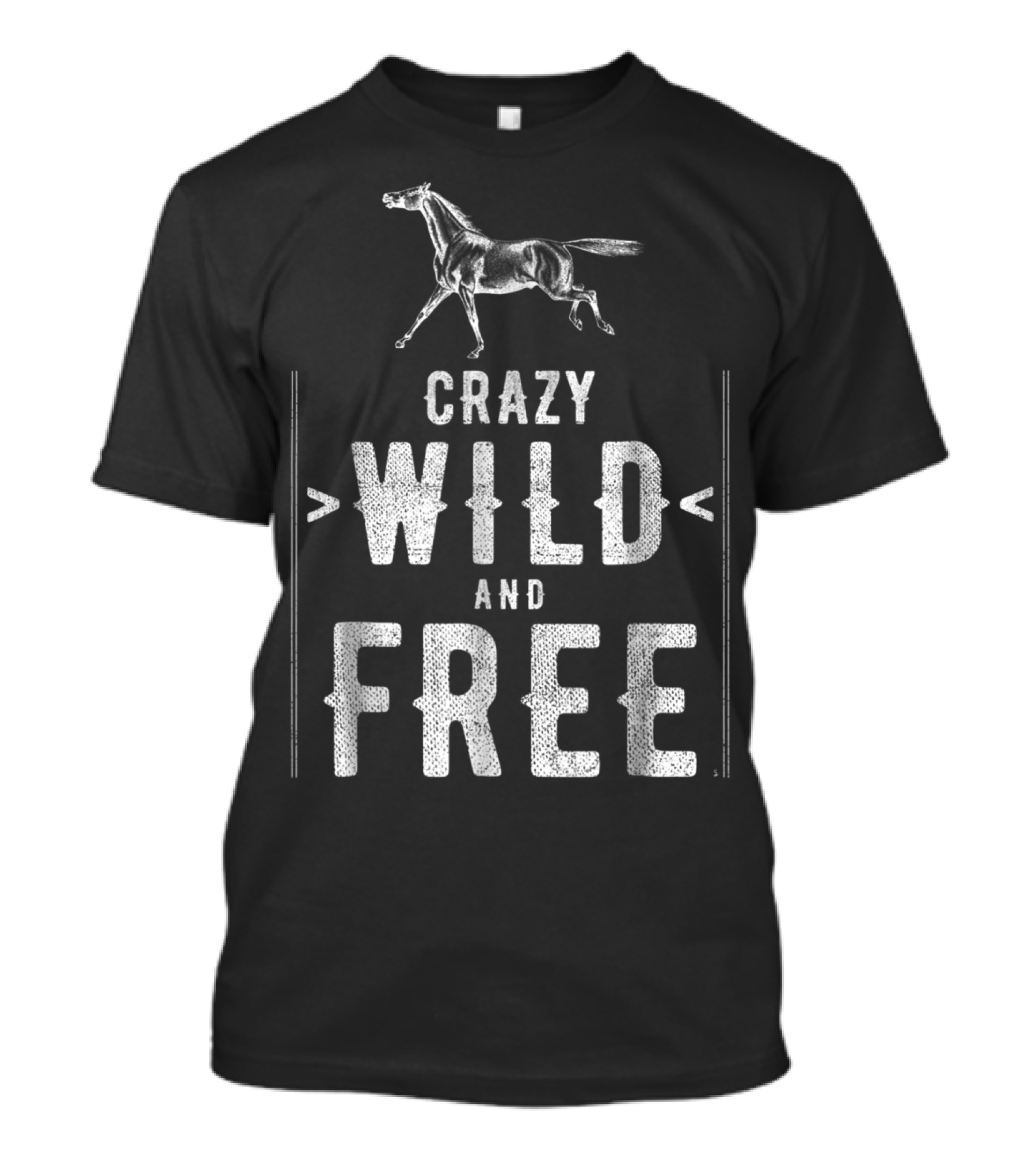 Crazy Wild And Free Horse T-Shirt
