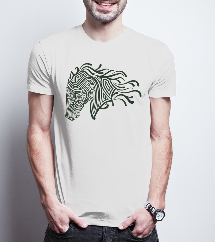 Creative Unique Horse With Flo T-Shirt