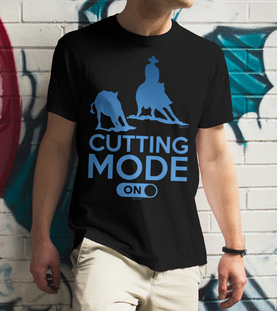 Cutting Mode On Cutting Horse Rider T-Shirt