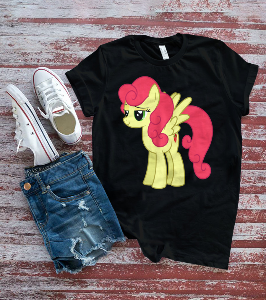 Daisy The Cut Horse Cartoon Style Character With Pink Mane And Wings T-Shirt