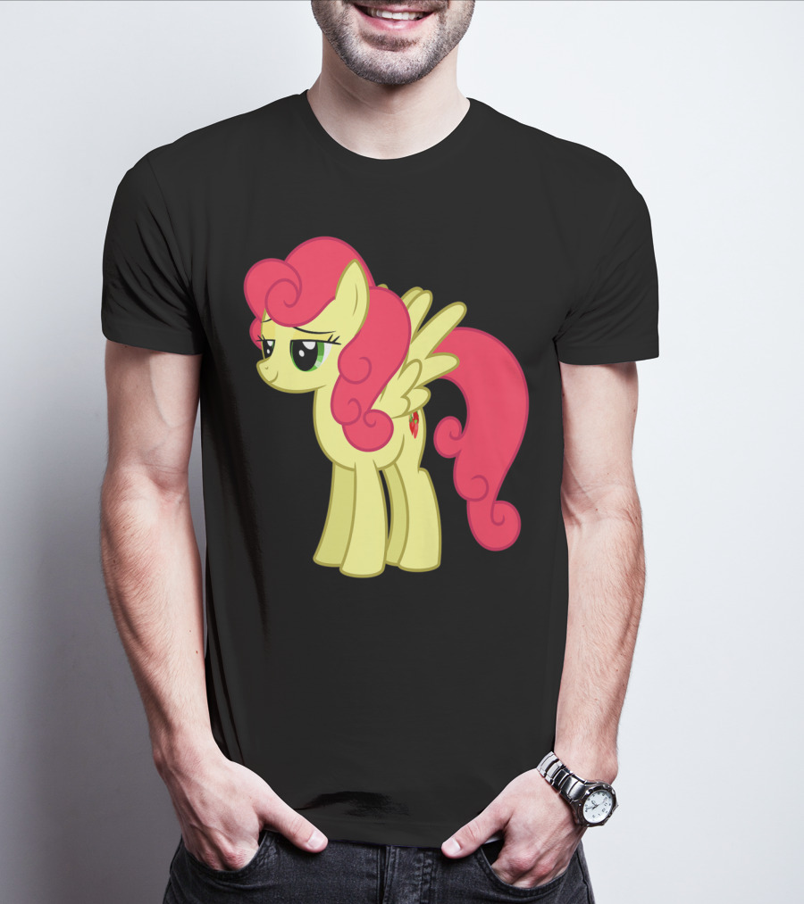 Daisy The Cut Horse Cartoon Style Character With Pink Mane And Wings T-Shirt