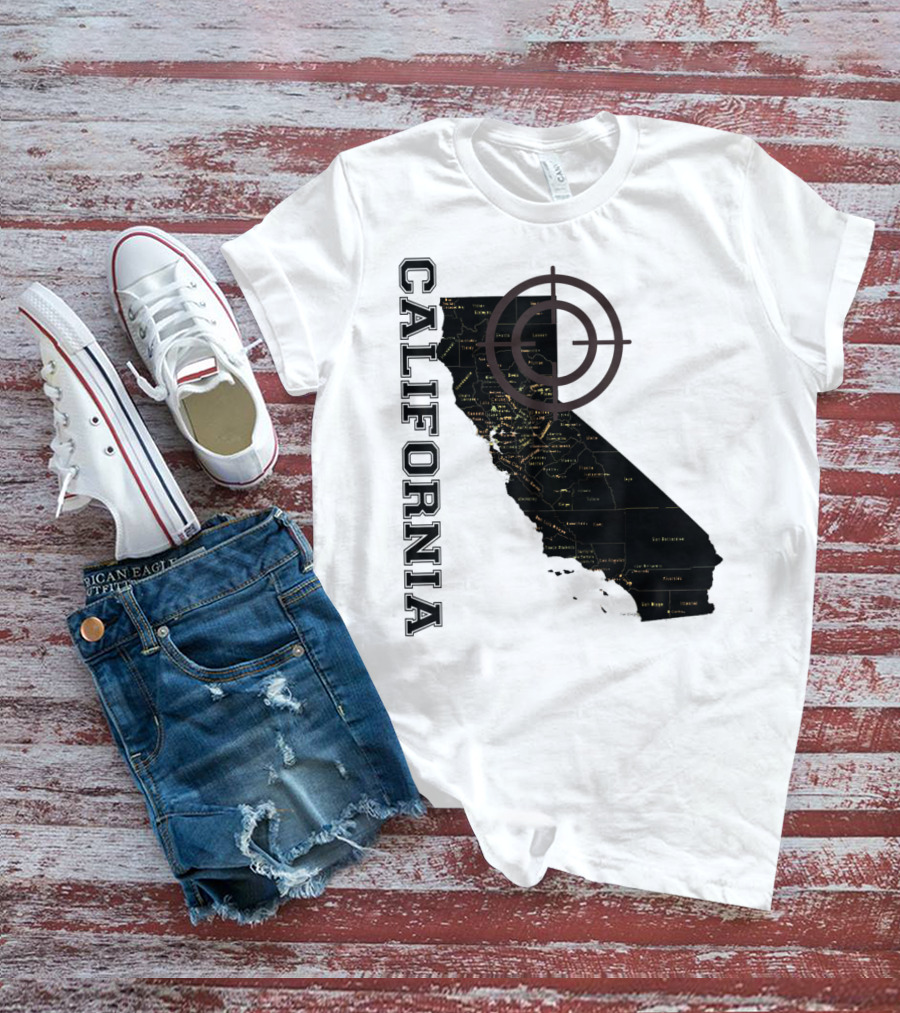 California Target Map Classic T-Shirt