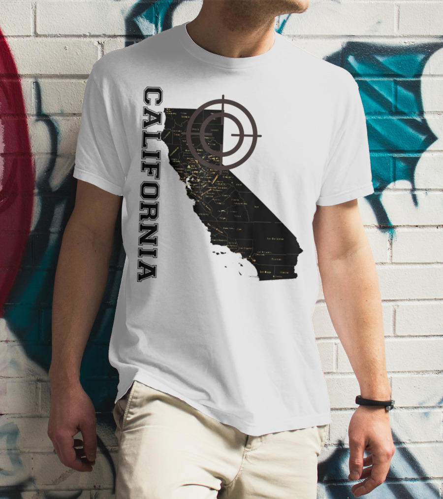 California Target Map Classic T-Shirt