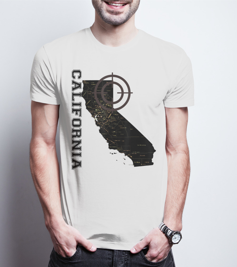 California Target Map Classic T-Shirt