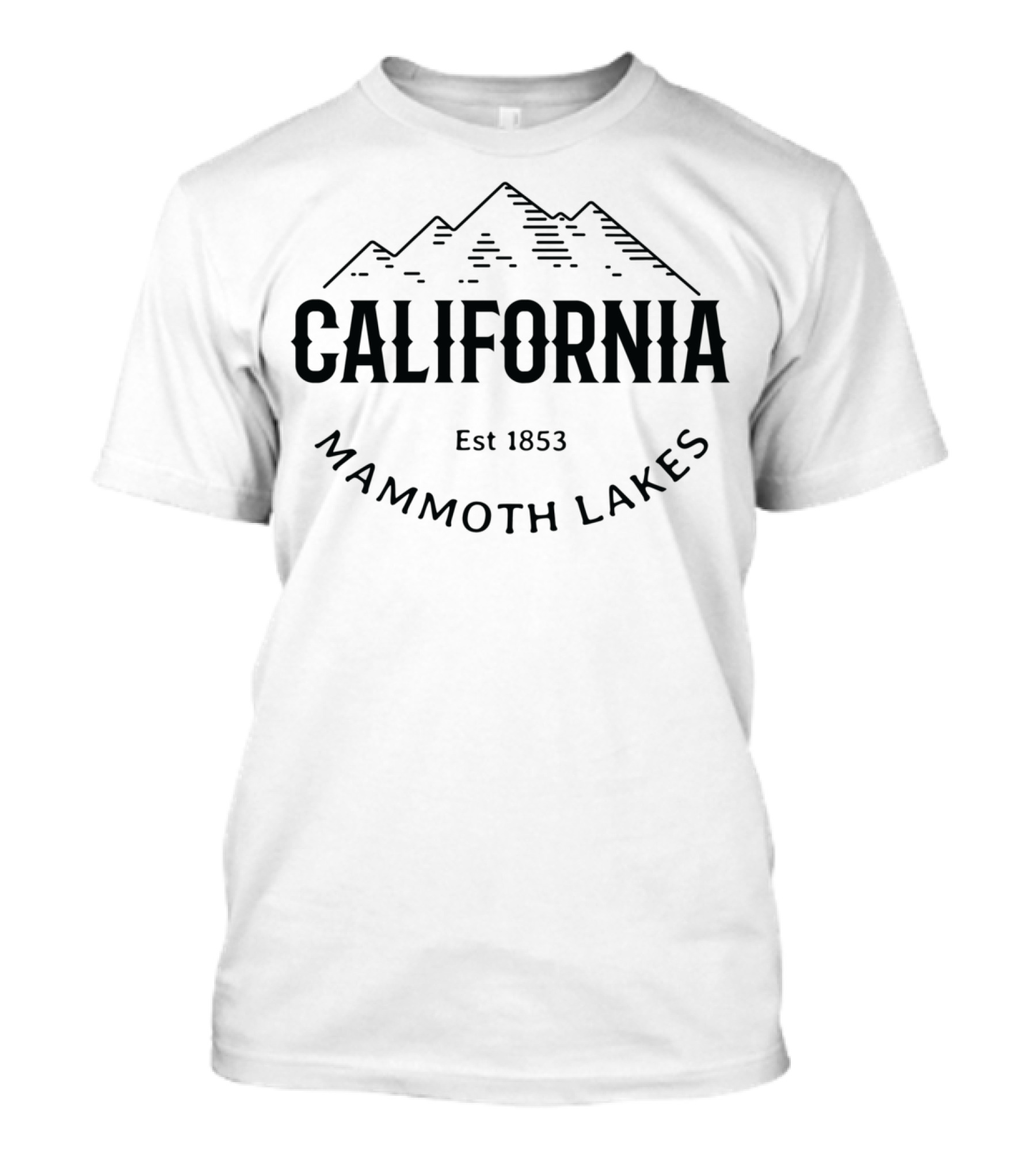 Mammoth Lakes California Est 1853 Sierra Nevada T-Shirt