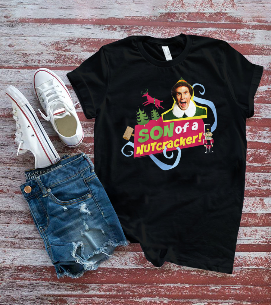 Son Of A Nutcracker Buddy Elf Iconic Quote Christmas T-Shirt