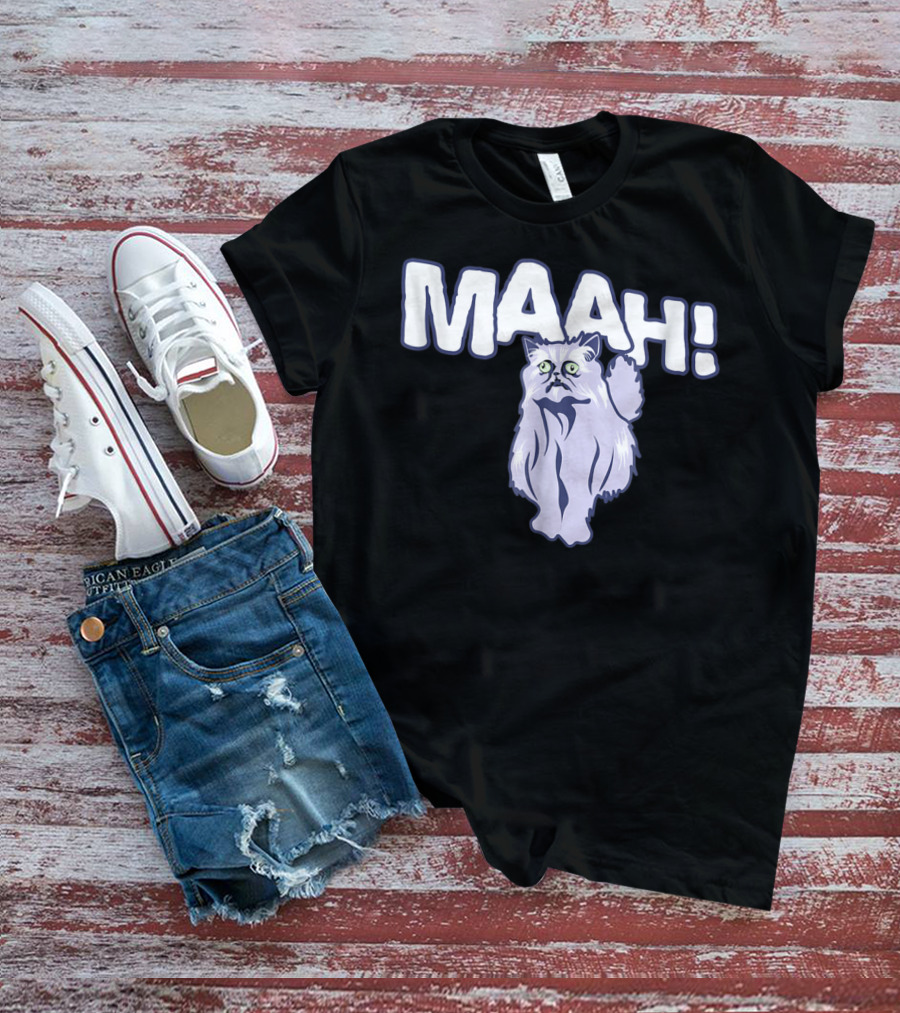 Mysterious Cat Exclaiming Maah T-Shirt