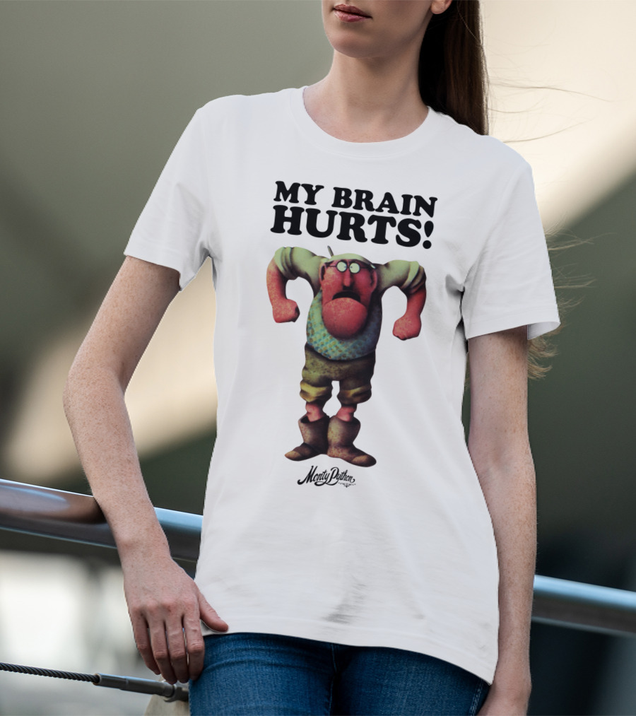 Monty Python My Brain Hurts Gumby Character T-Shirt