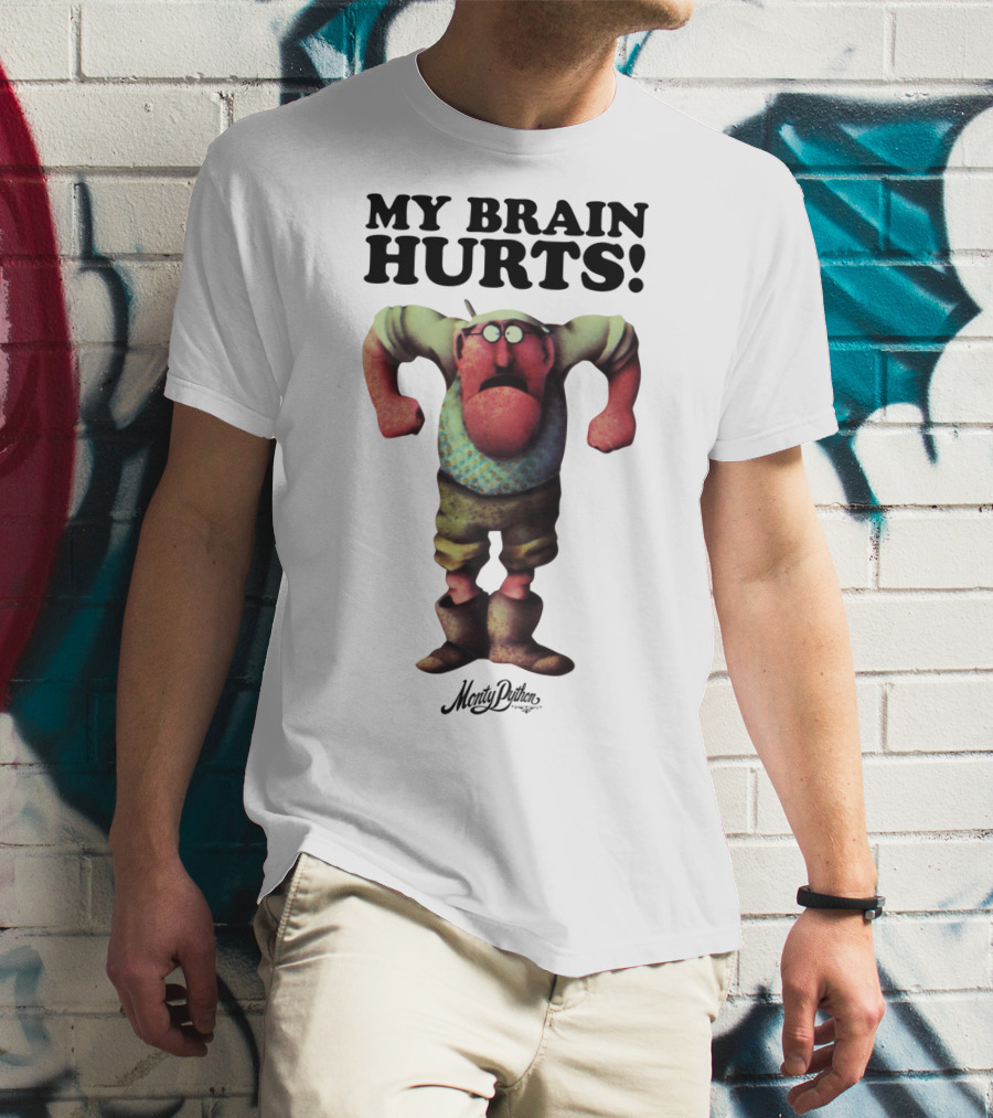 Monty Python My Brain Hurts Gumby Character T-Shirt