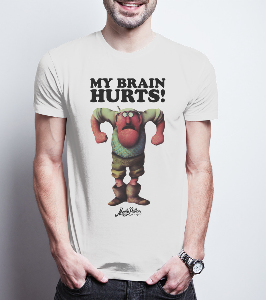 Monty Python My Brain Hurts Gumby Character T-Shirt