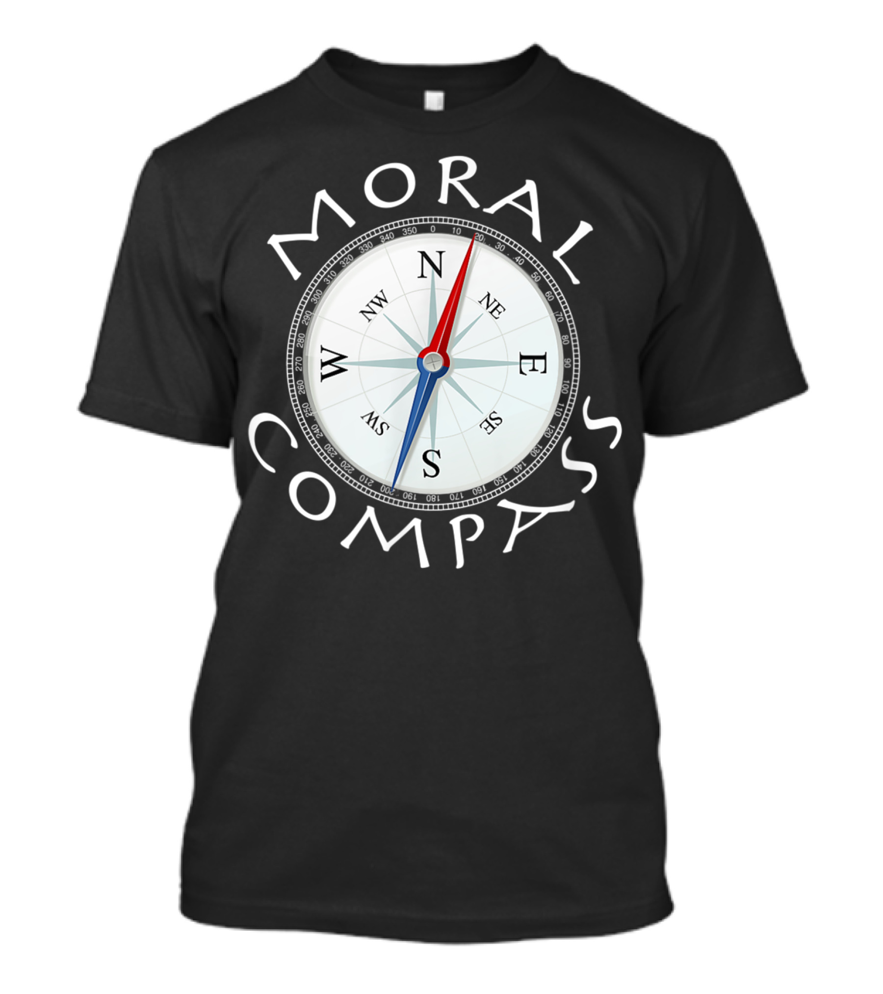 Moral Compass Directional Compass Core Principles Standards T-Shirt