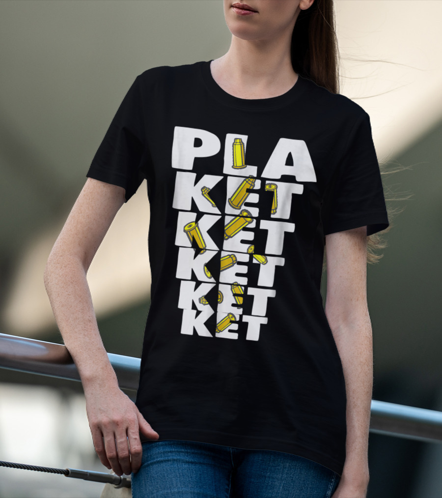 PLAKETKETKETKET Bullet Cartridge Accent Success T-Shirt