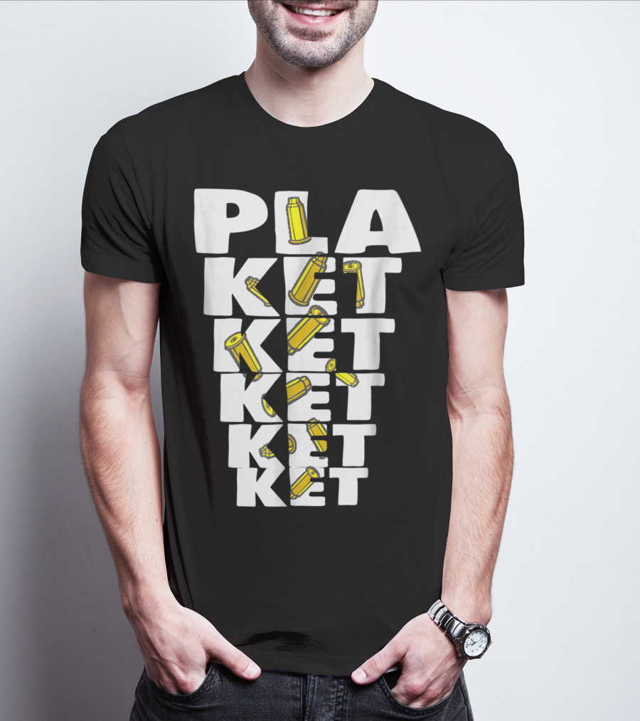 PLAKETKETKETKET Bullet Cartridge Accent Success T-Shirt