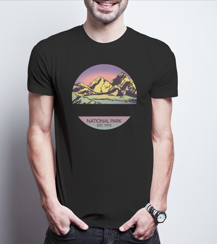 Rocky Mountain National Park Est. 1915 Retro Vintage Rocky Mountain T-Shirt