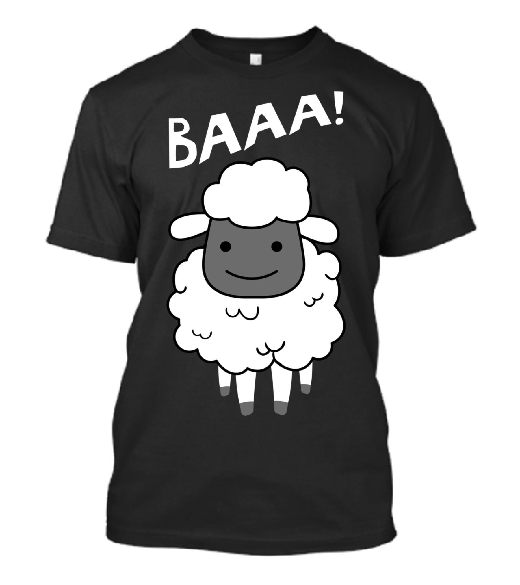 Baaa Sheep Sheep Lovers Animal Print Farm T-Shirt