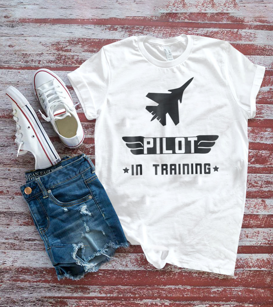 Pilot In Training Aviation Flying Fighter Jet T-Shirt