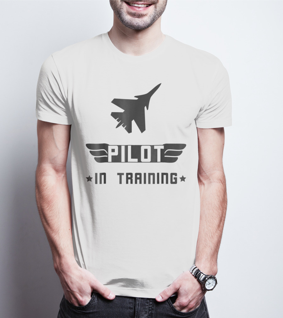 Pilot In Training Aviation Flying Fighter Jet T-Shirt