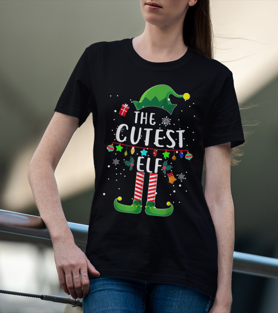 The Cutest Elf Christmas Outfit For Matching Family Group Holiday T-Shirt