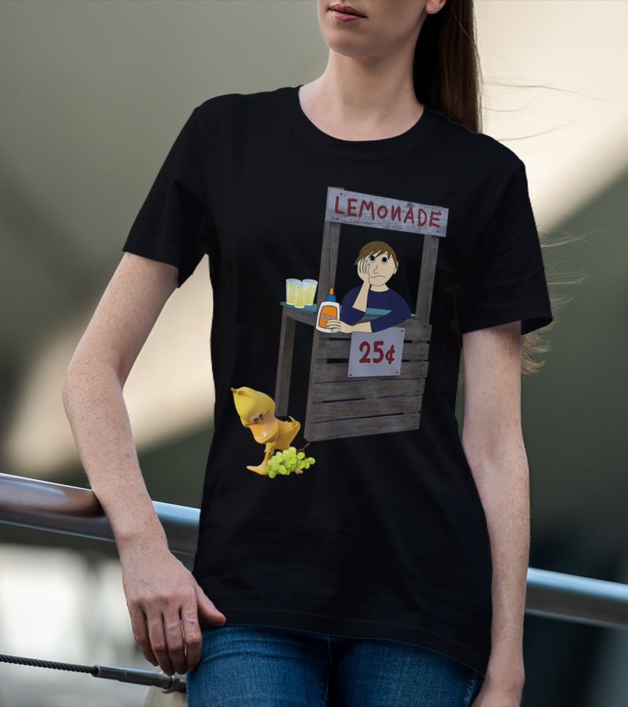 Lemonade Stand 25¢ The Duck Song Got Any Grapes T-Shirt