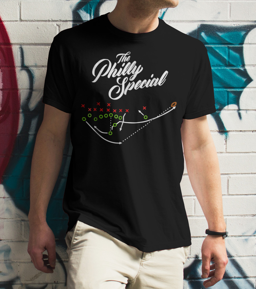 The Philly Special Iconic Football Play Diagram T-Shirt