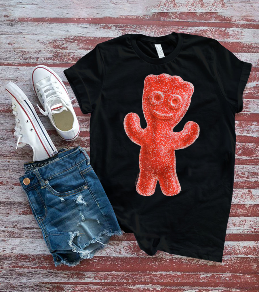 Sour Patch Kids Candy Red Gummy Smiling Figure T-Shirt