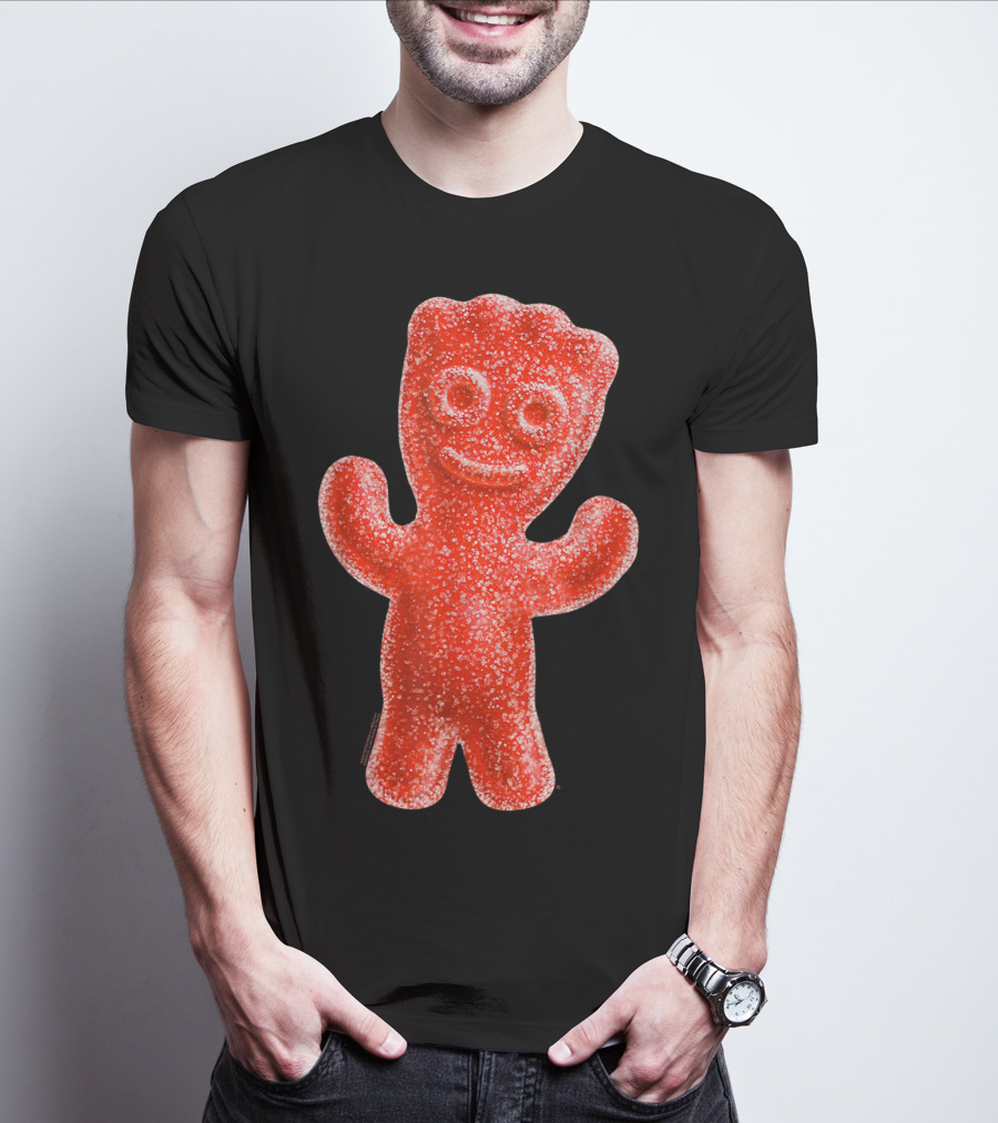 Sour Patch Kids Candy Red Gummy Smiling Figure T-Shirt