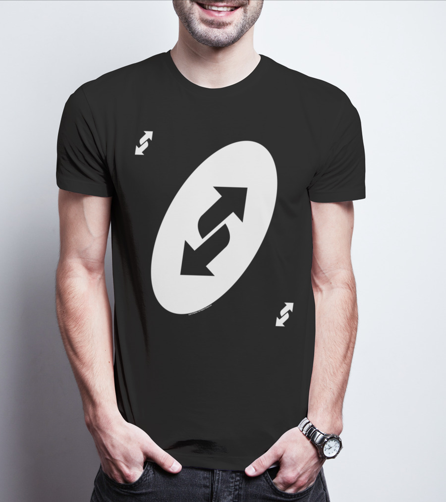 Uno Reverse Card Symbol T-Shirt
