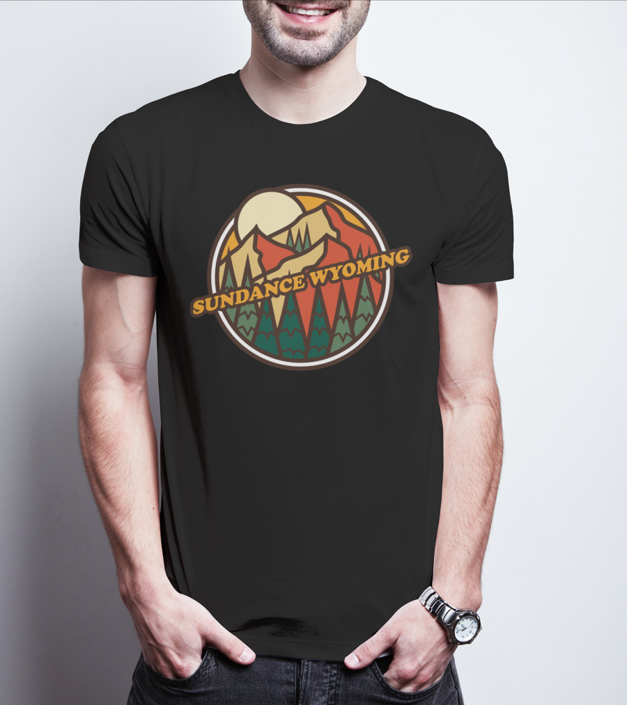 Sundance Wyoming Mountain Hiking Vintage Adventure T-Shirt
