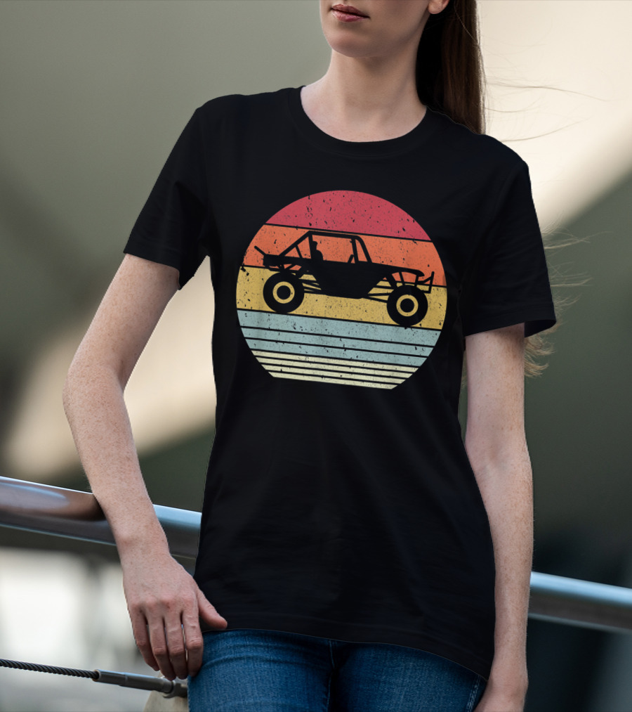 Vintage Sunset Can Am Style Off Road Beach Buggy T-Shirt