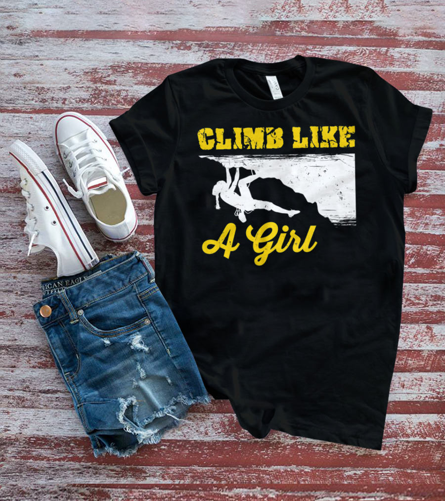 Climb Like A Girl T-Shirt