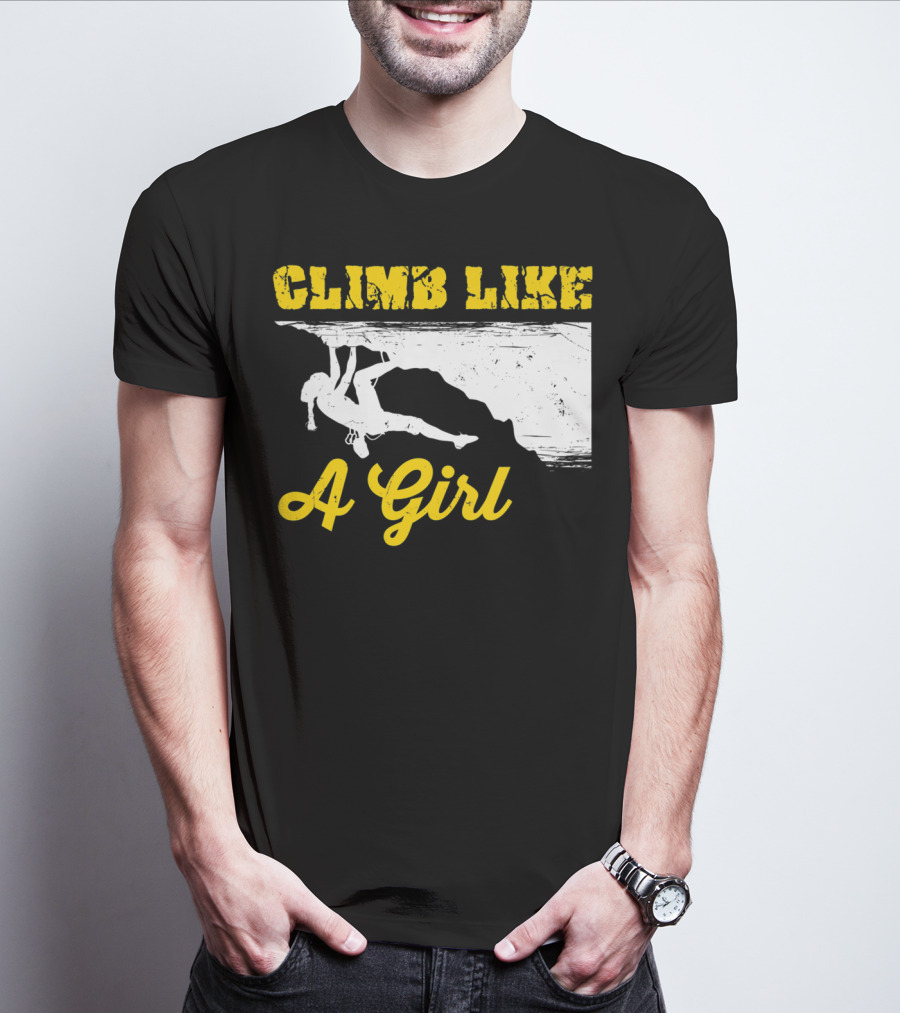 Climb Like A Girl T-Shirt