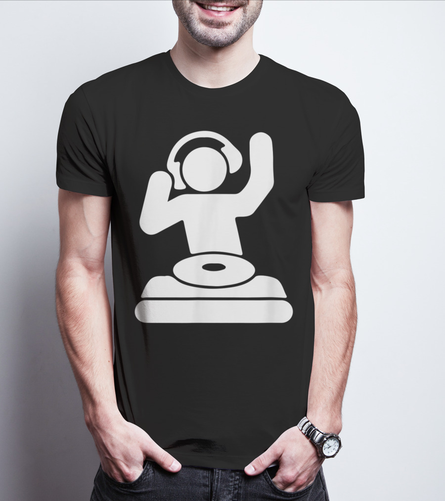 Dj Vinyl Turntable Music Mixer Headphones T-Shirt