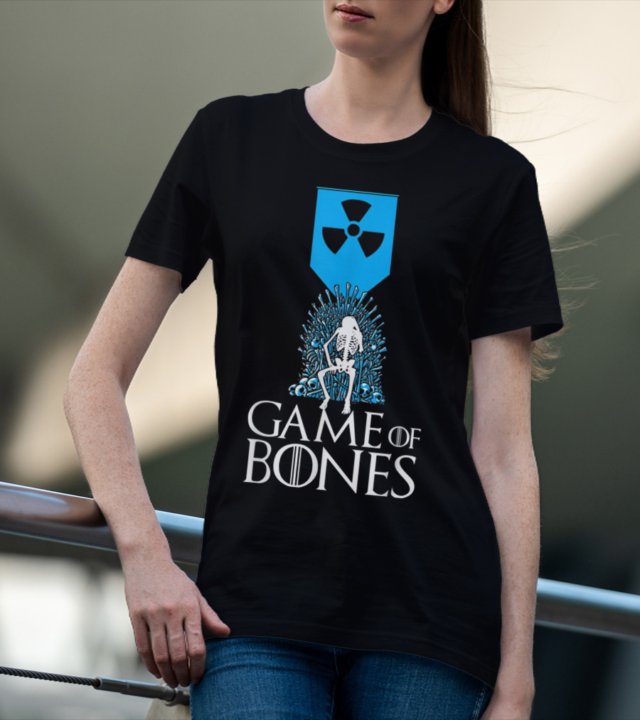 Game Of Bones Radiology Xrays Skeleton Throne Nuclear T-Shirt